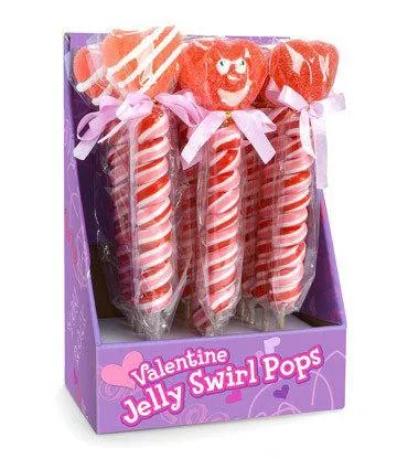 Valentine Jelly Swirl Pops