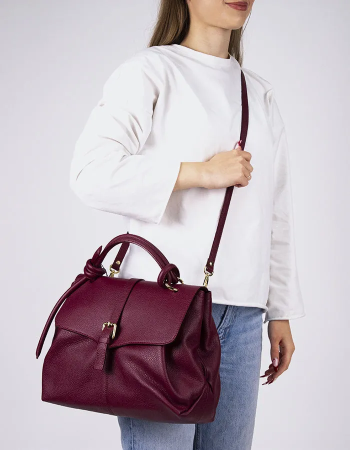 Verone Burgundy Leather