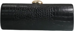 Women PU Leather Long Handbag Snake Skin Pattern Shoulder Clutch Bag Special Brown Casual Evening Purse Bag