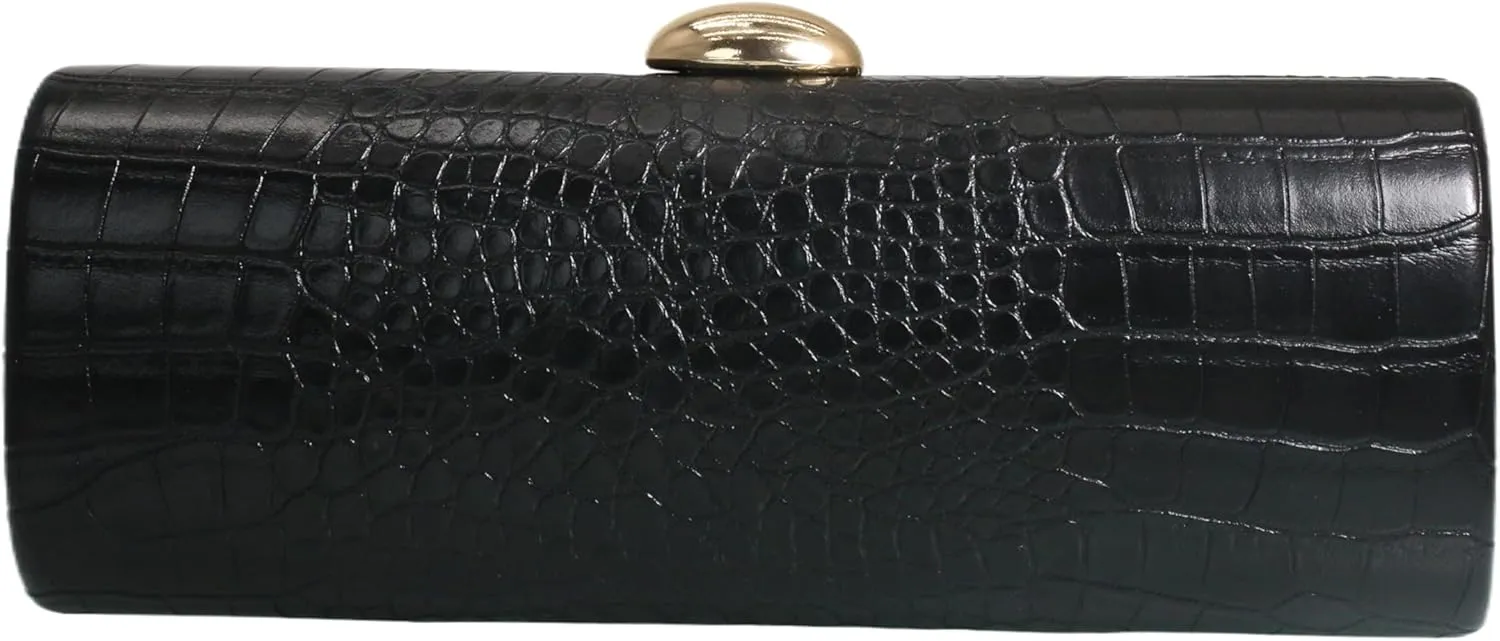 Women PU Leather Long Handbag Snake Skin Pattern Shoulder Clutch Bag Special Brown Casual Evening Purse Bag