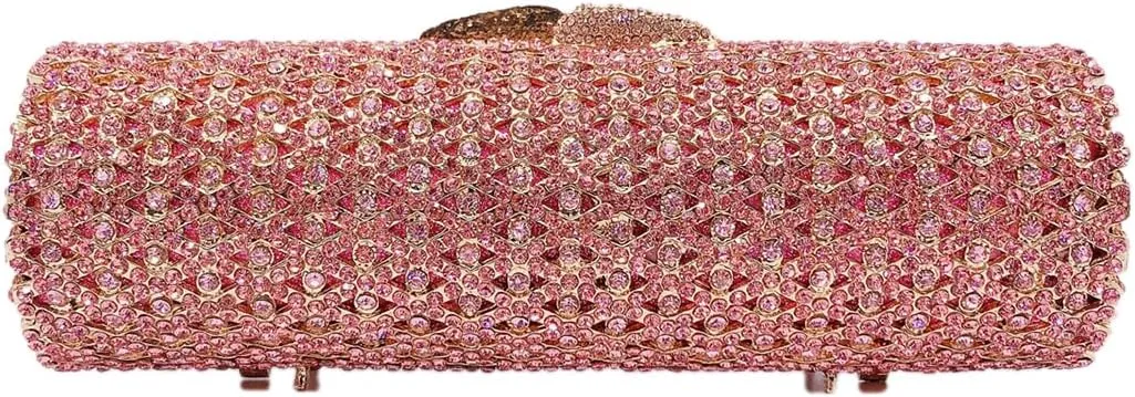 Women Rhinestone Sparkly Crystal Clutch Purse Evening Bag Luxury Glitter Shoulder Purse for Cocktail Club Prom