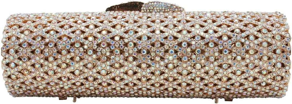 Women Rhinestone Sparkly Crystal Clutch Purse Evening Bag Luxury Glitter Shoulder Purse for Cocktail Club Prom