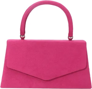 Women Suede Evening Bag Wedding Purse Cocktail Prom Handbag Formal Party Shoulder Bag