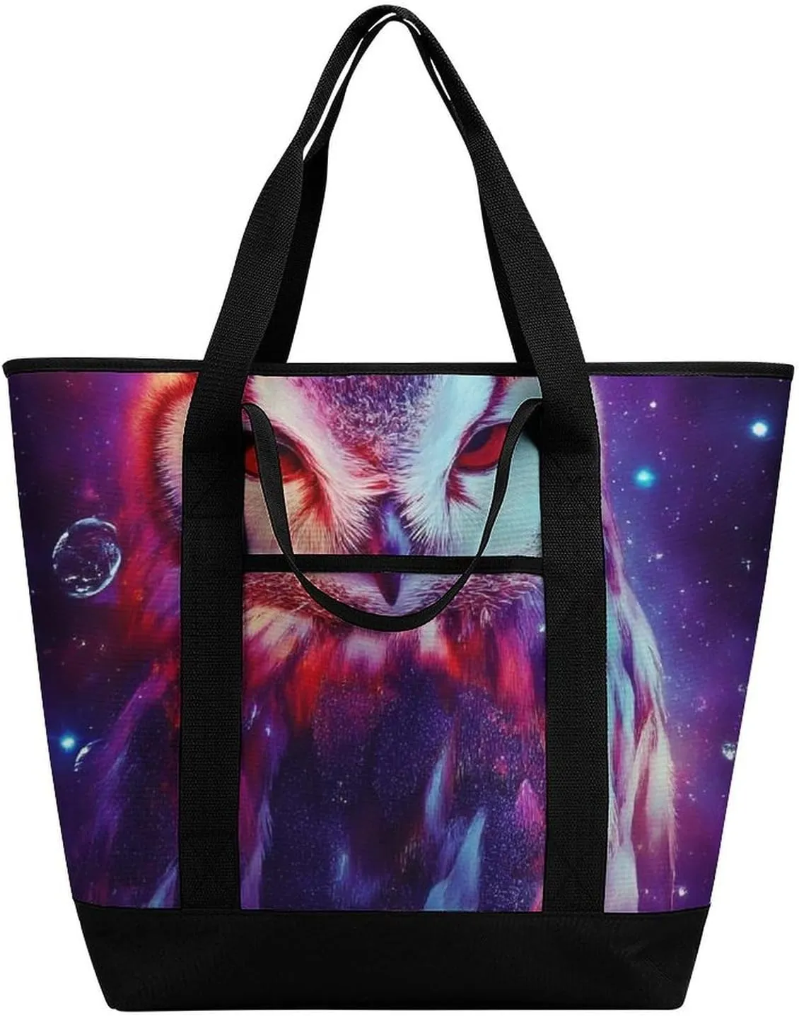 Women's Oversized Thermal Tote Bag Insulated One Shoulder Shopping Carrier