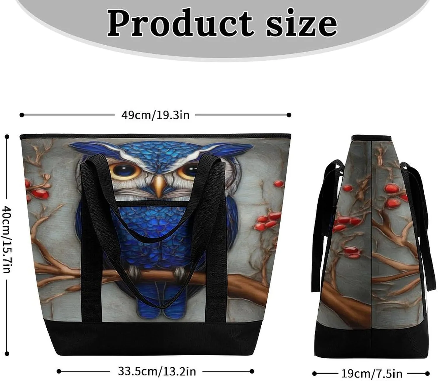 Women's Oversized Thermal Tote Bag Insulated One Shoulder Shopping Carrier