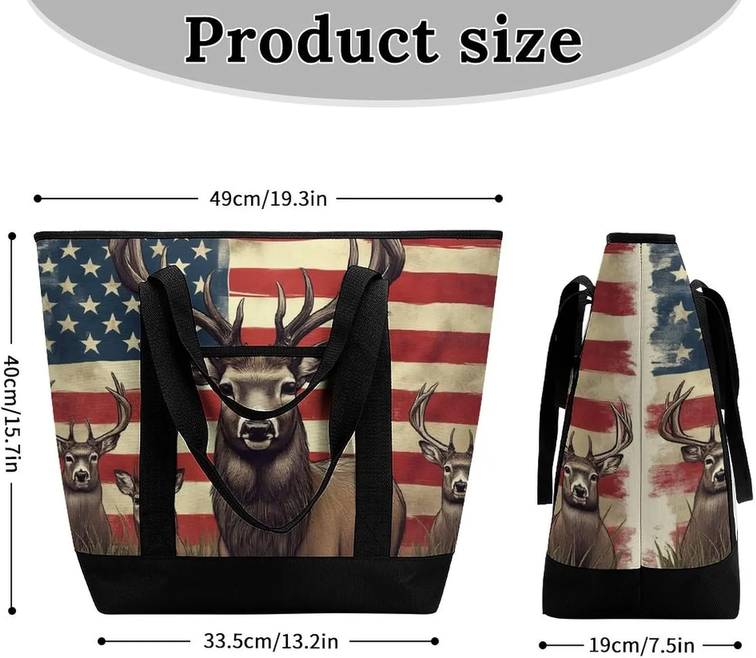 Women's Oversized Thermal Tote Bag Insulated One Shoulder Shopping Carrier